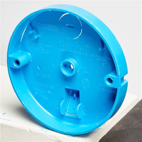 plastic pancake electrical box|6 inch round electrical box.